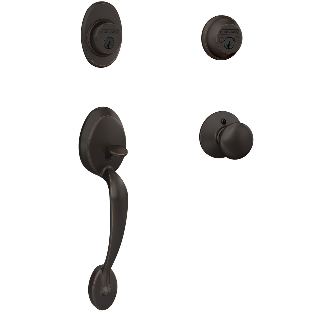 Double Cylinder Handleset and Knob