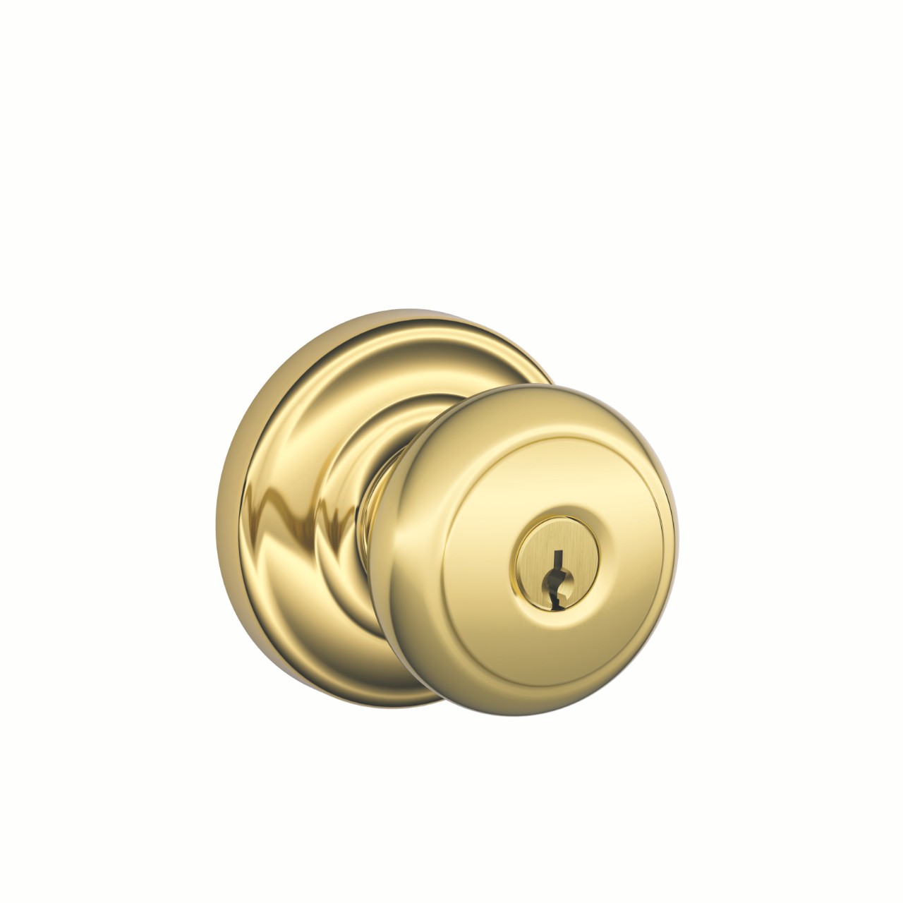 Andover Knob Keyed Entry Lock with Andover Trim