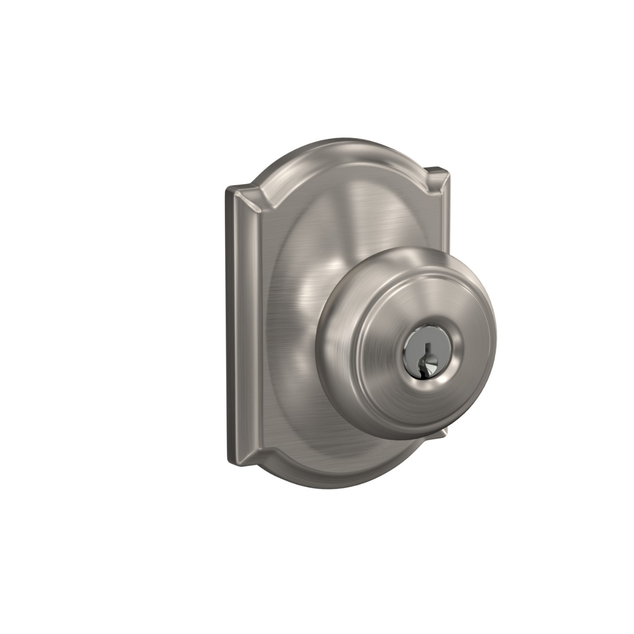 Andover Knob Keyed Entry Lock with Camelot Trim