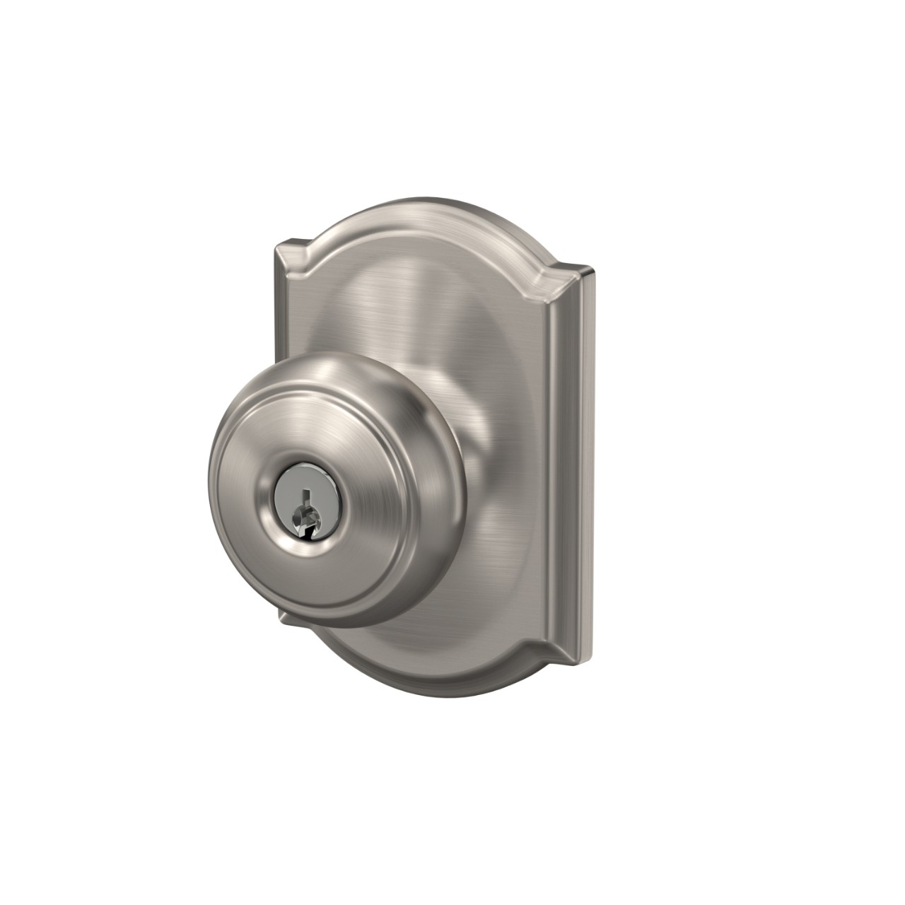 Andover Knob Keyed Entry Lock with Camelot Trim
