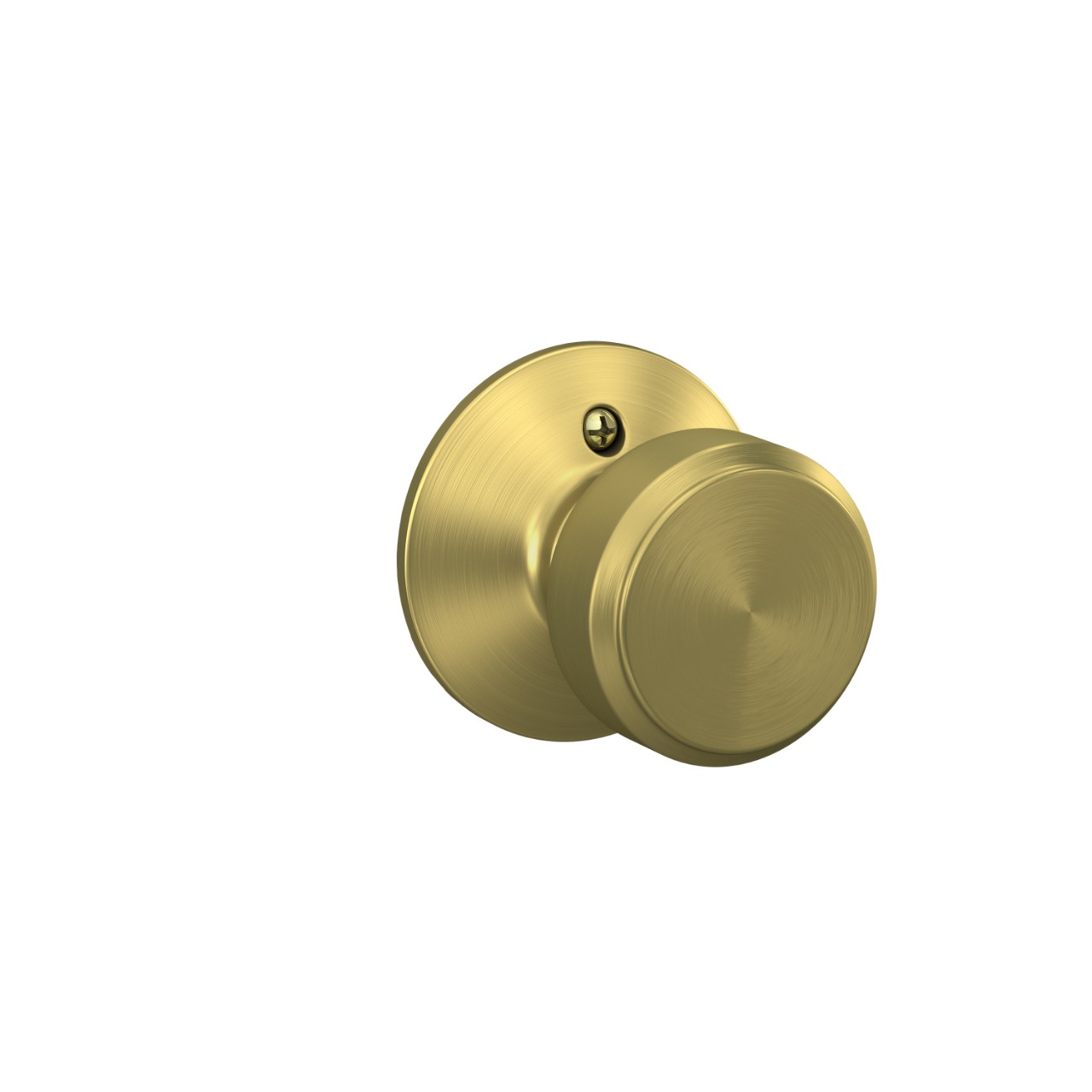 Bowery Knob Hall & Closet Lock with Plymouth Trim