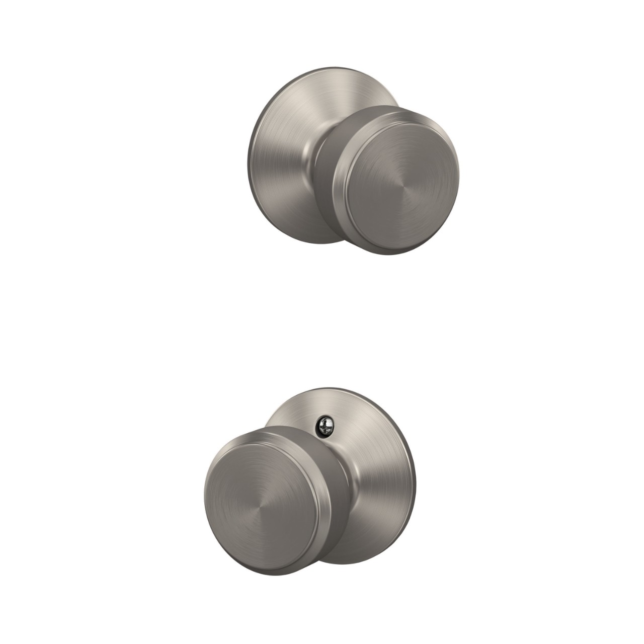 Bowery Knob Hall & Closet Lock with Plymouth Trim