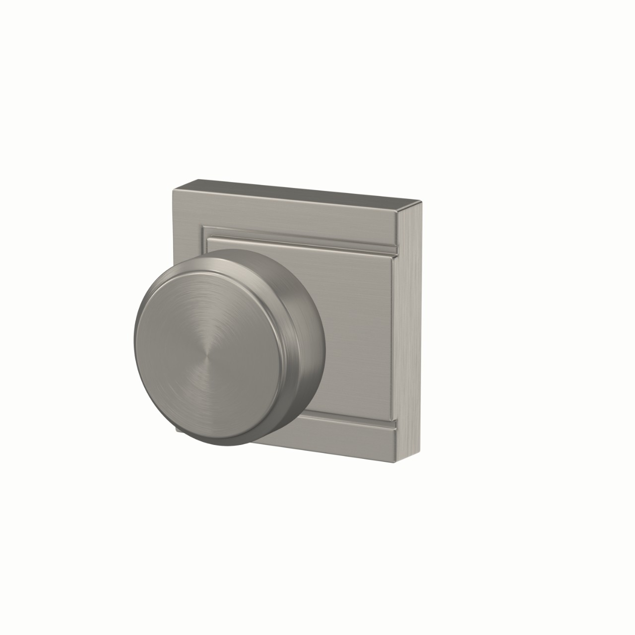 Bowery Knob Hall & Closet Lock with Upland Trim