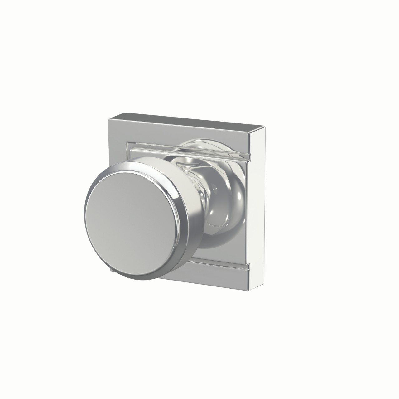 Bowery Knob Hall & Closet Lock with Upland Trim
