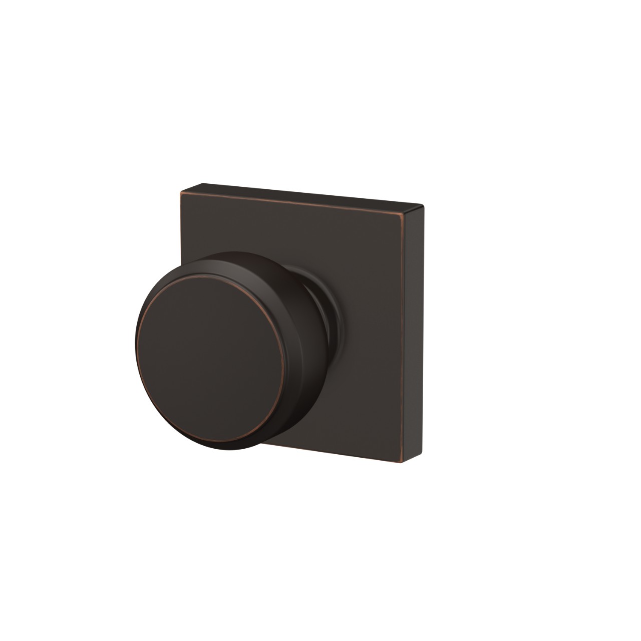 Bowery Knob Hall & Closet Lock with Collins Trim