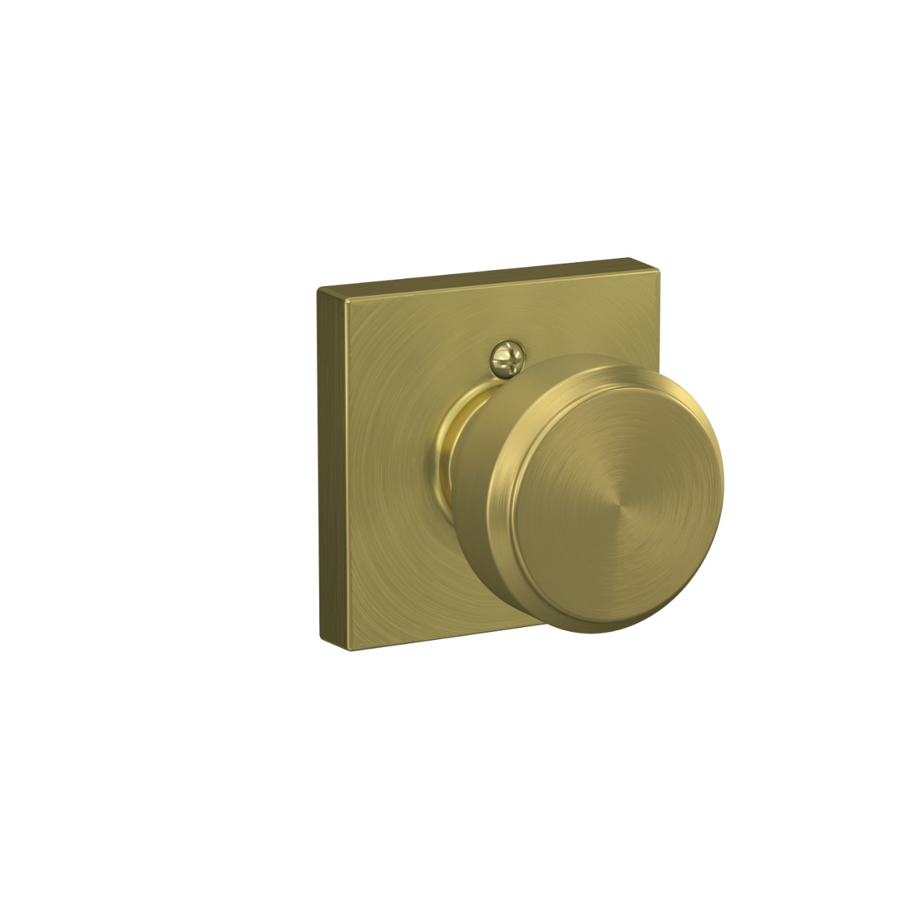 Bowery Non-Turning (Dummy) Door Knob with Collins Trim