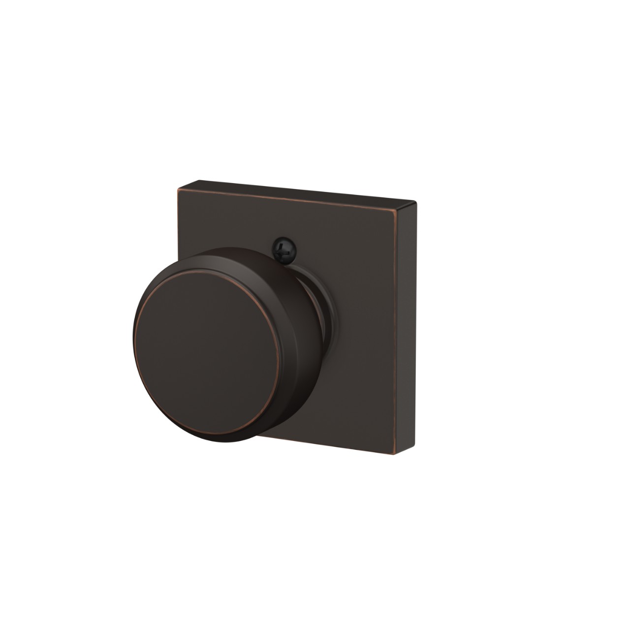 Bowery Non-Turning (Dummy) Door Knob with Collins Trim