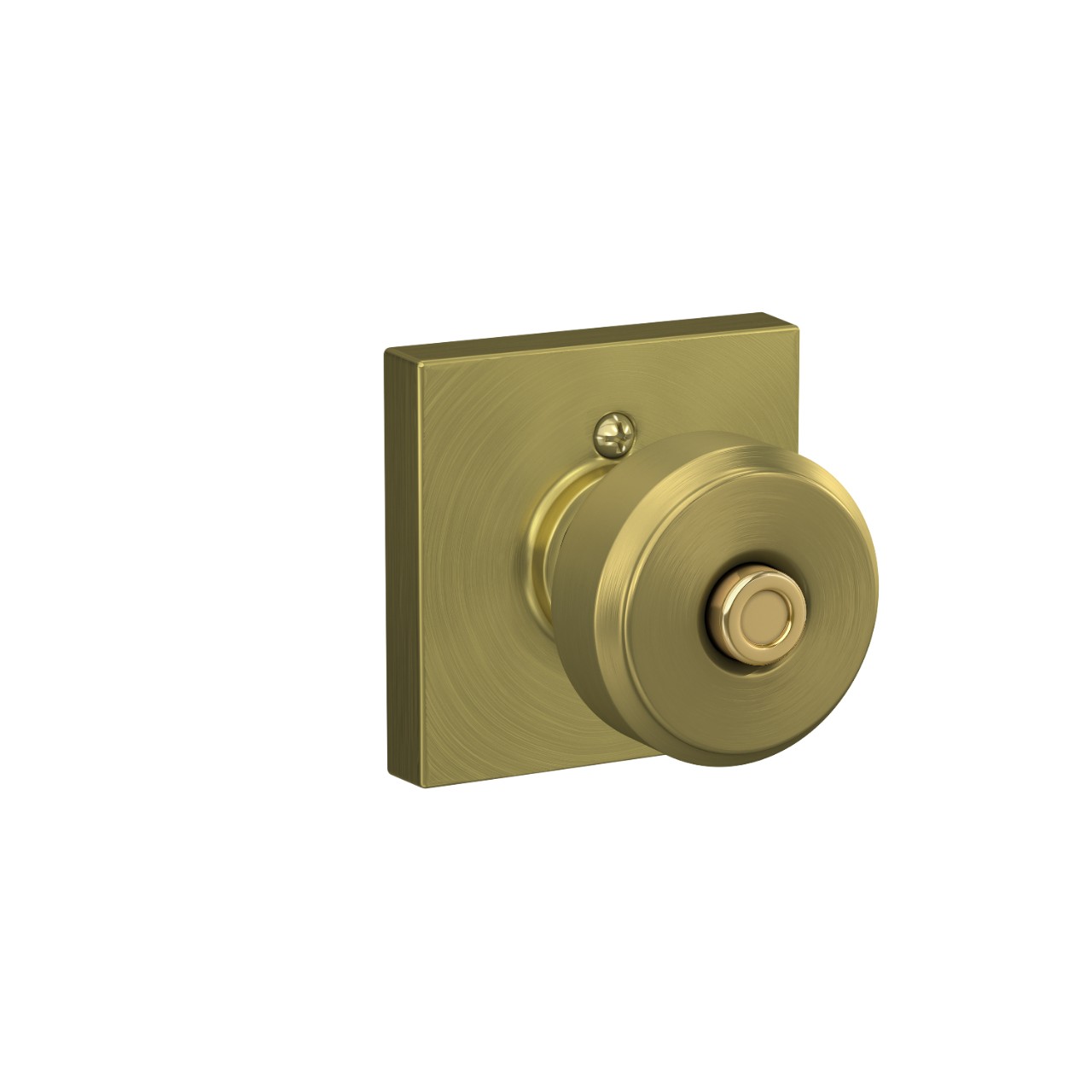 Bowery Knob Bed & Bath Lock with Collins Trim