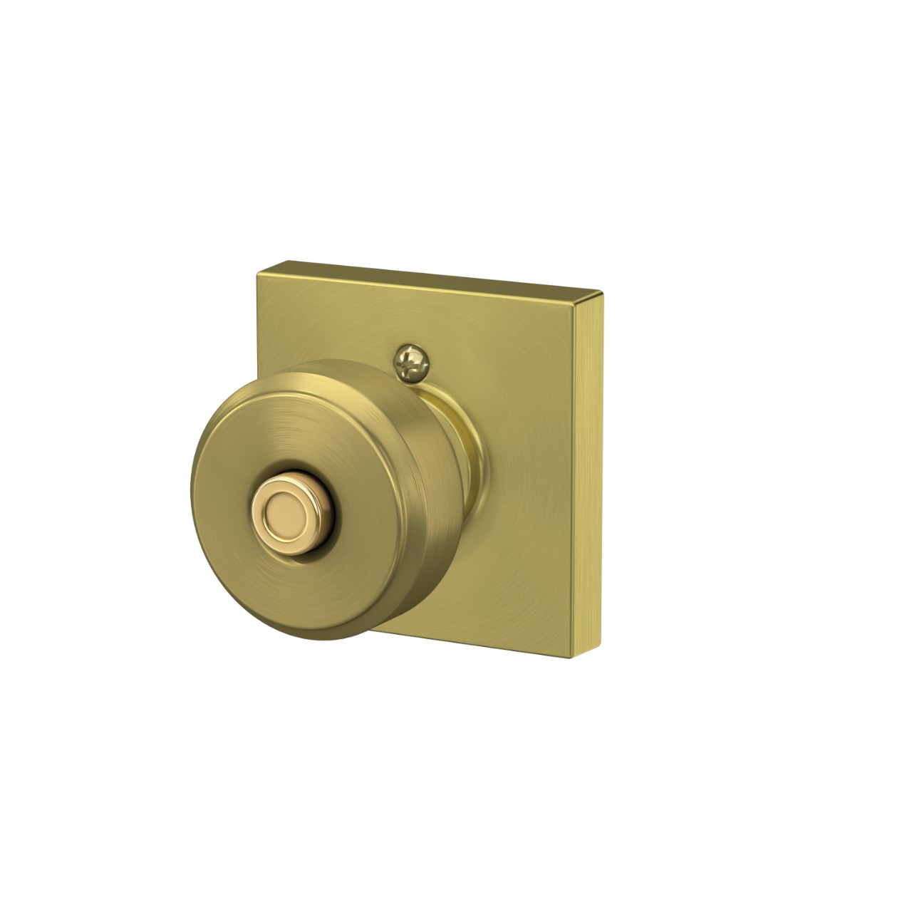 Bowery Knob Bed & Bath Lock with Collins Trim