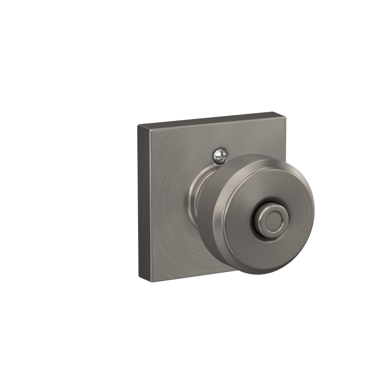 Bowery Knob Bed & Bath Lock with Collins Trim