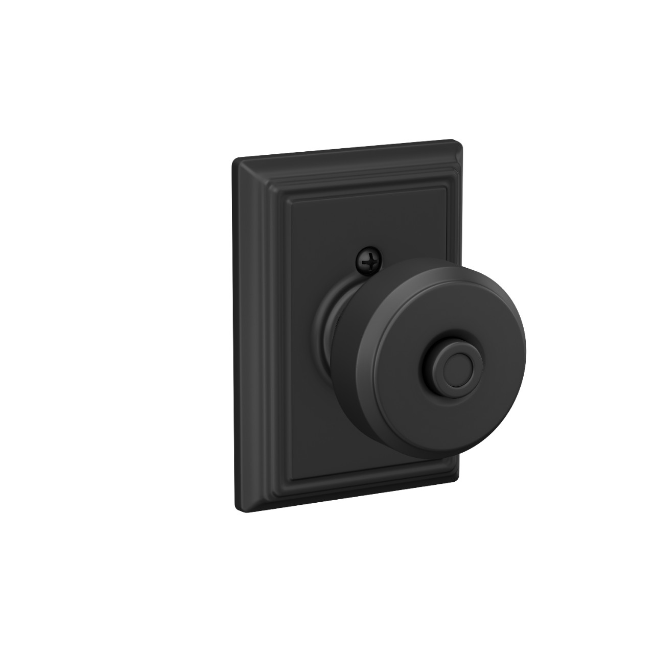 Bowery Knob Bed & Bath Lock with Addison Trim