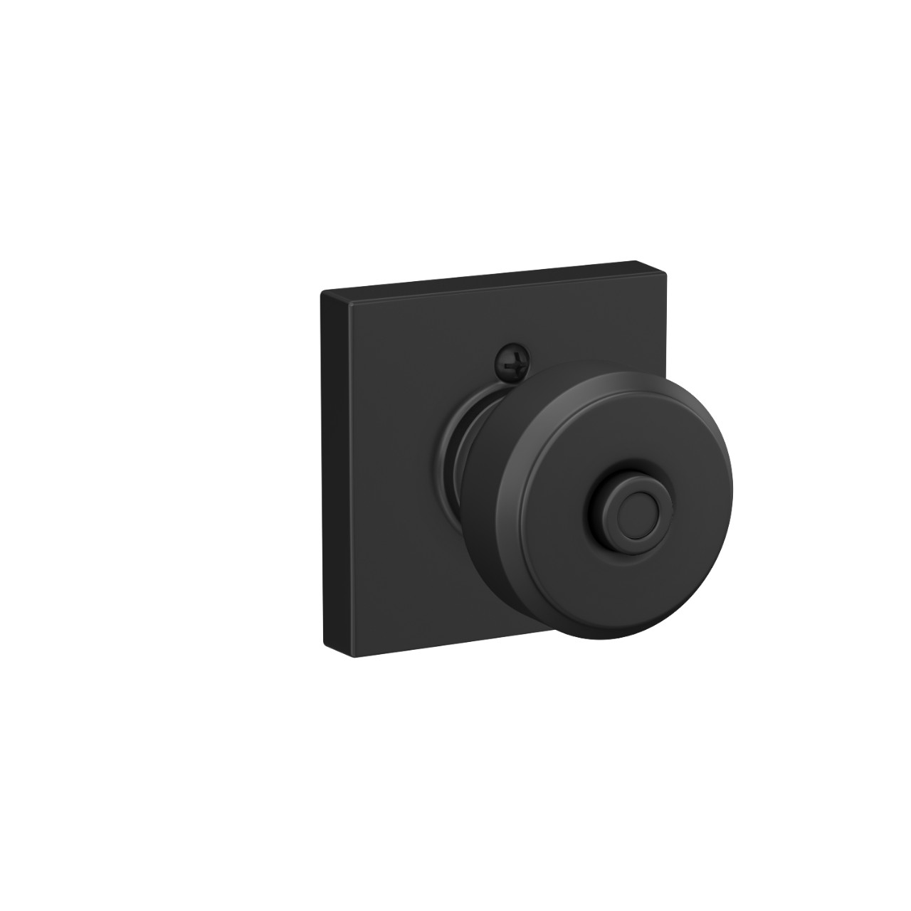Bowery Knob Bed & Bath Lock with Collins Trim