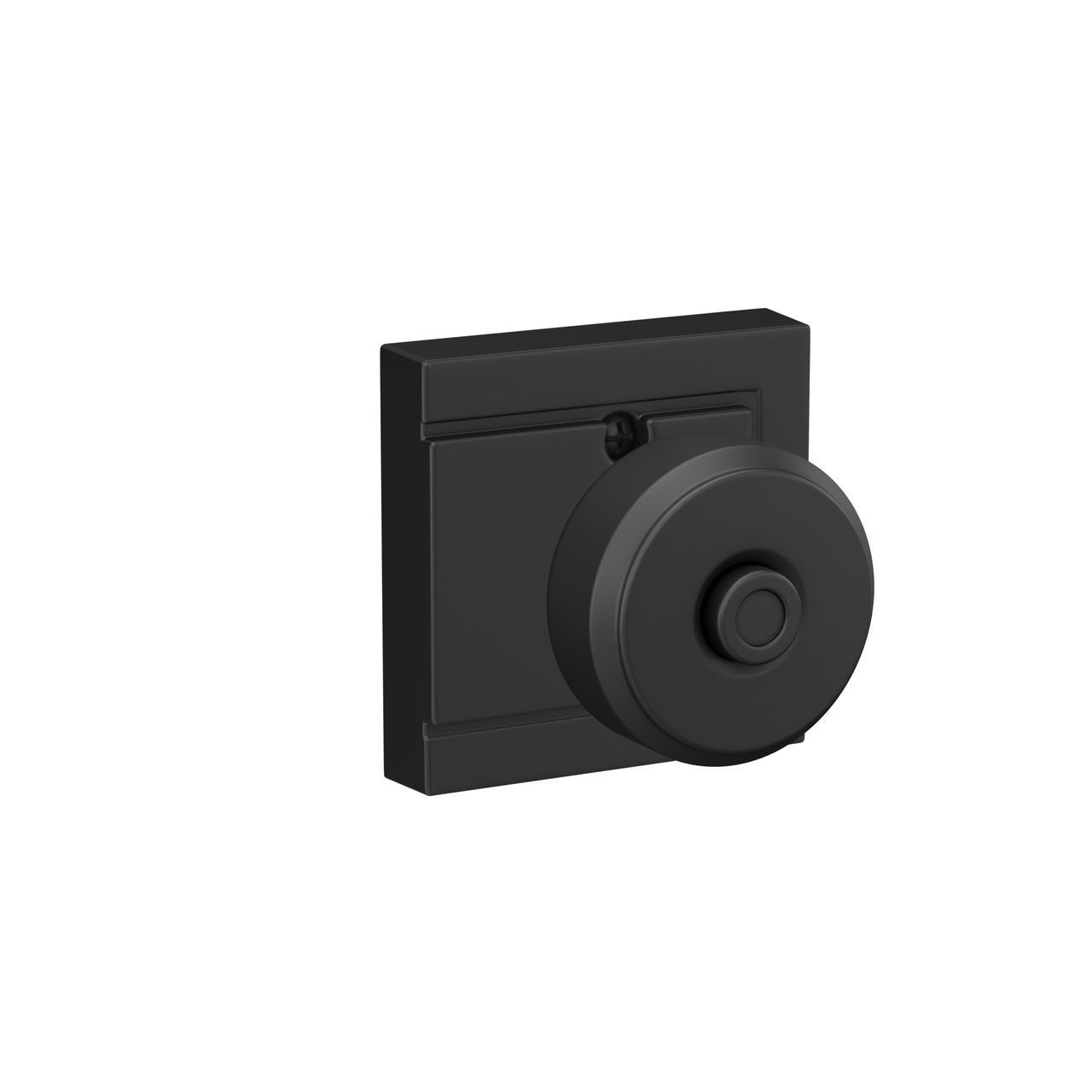 Bowery Knob Bed & Bath Lock with Upland Trim
