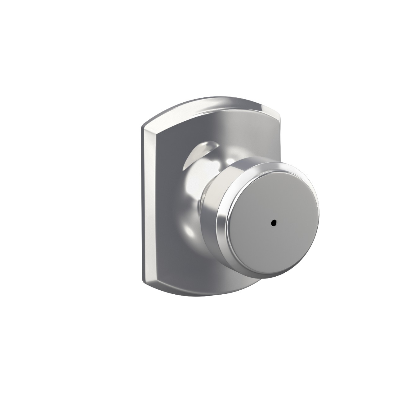 Bowery Knob Bed & Bath Lock with Greenwich Trim
