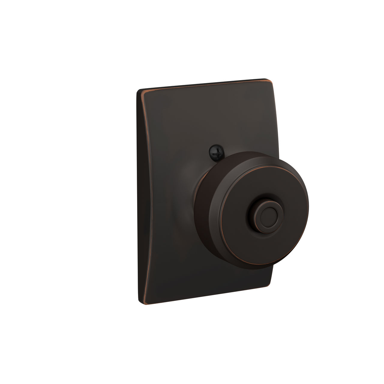 Bowery Knob Bed & Bath Lock with Century Trim