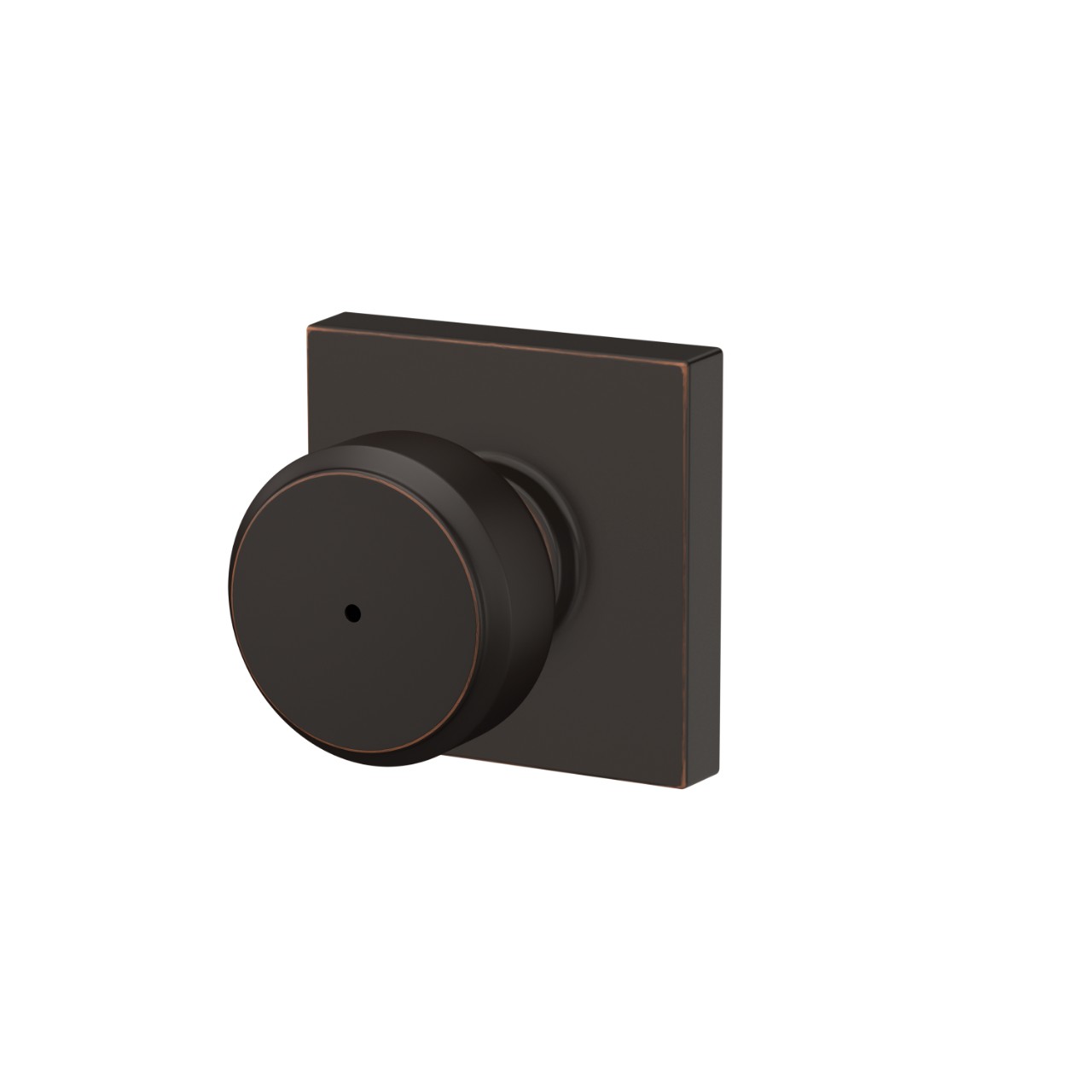 Bowery Knob Bed & Bath Lock with Collins Trim