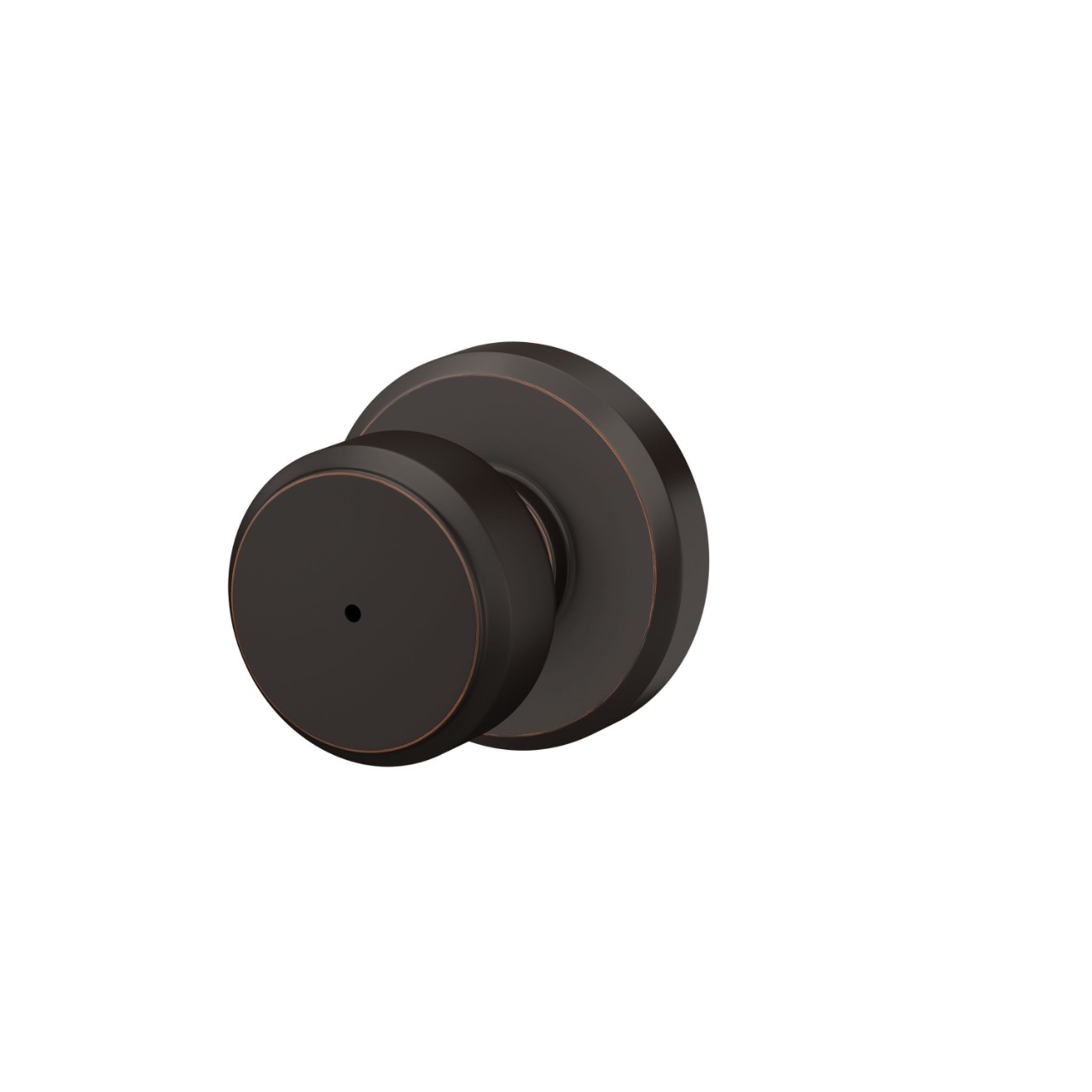 Bowery Knob Bed & Bath Lock with Greyson Trim