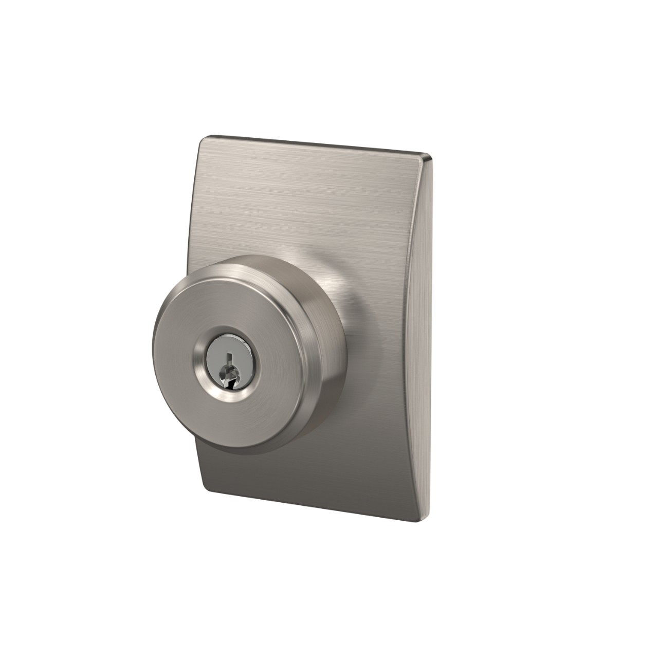 Bowery Knob Keyed Entry Lock with Century Trim