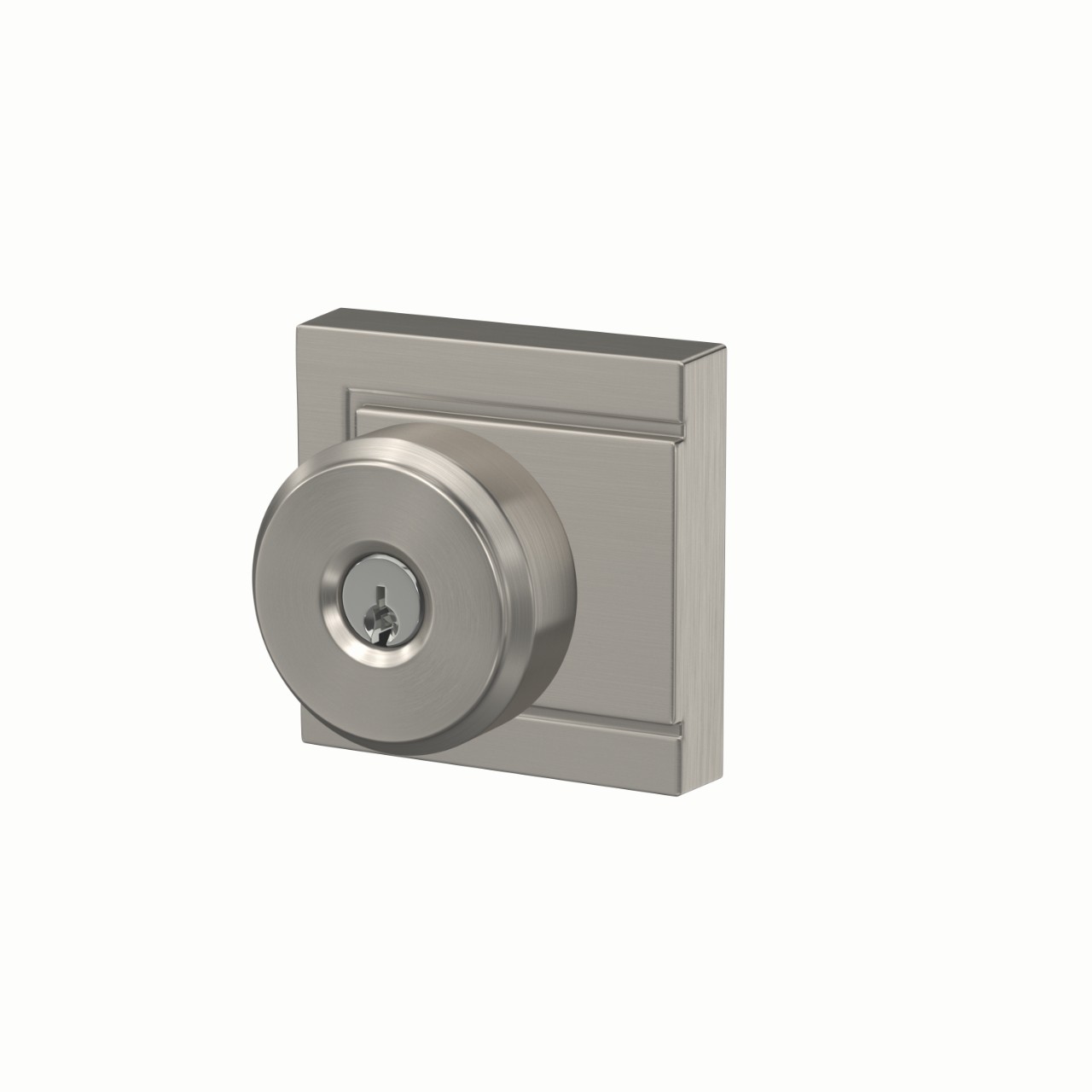 Bowery Knob Keyed Entry Lock with Upland Trim