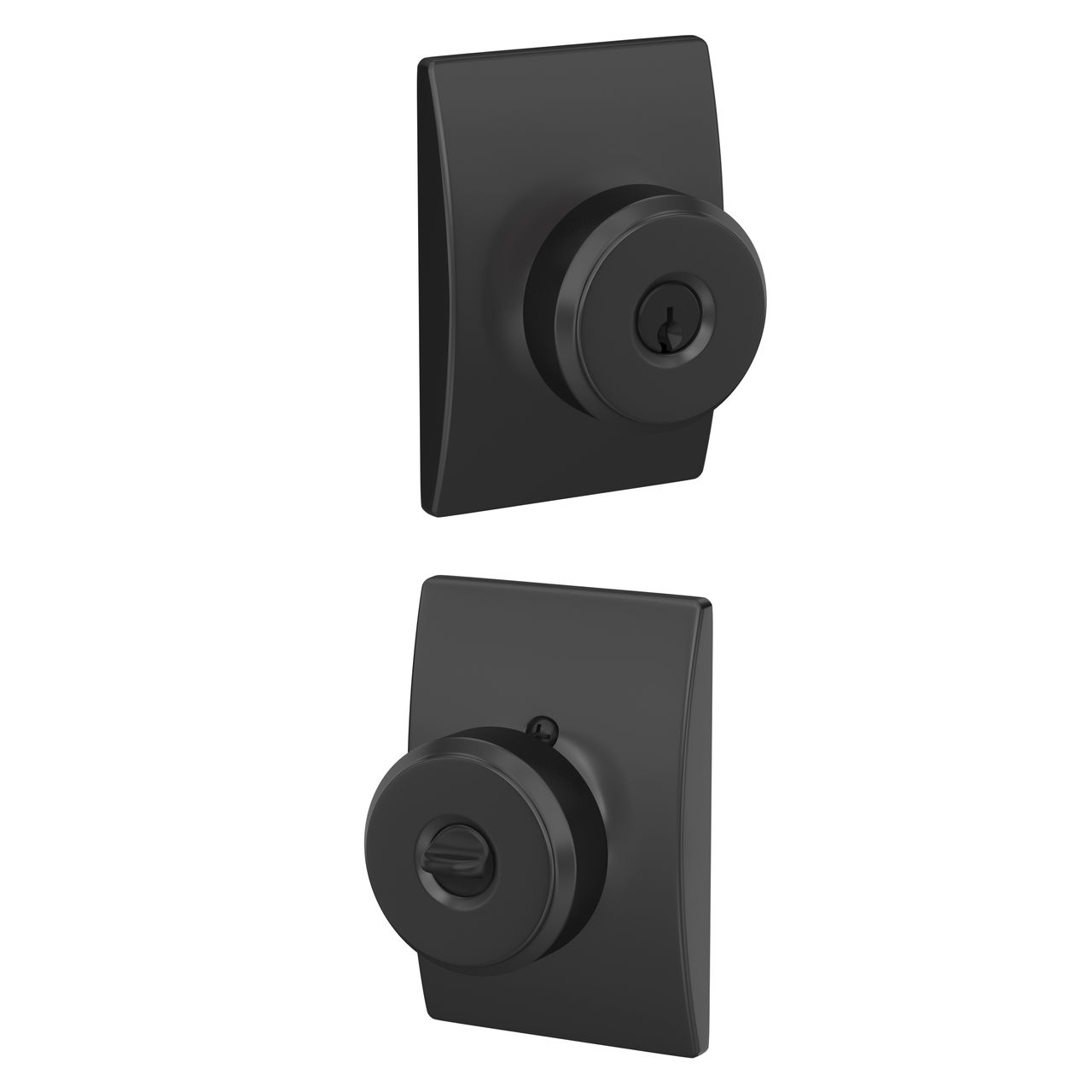Bowery Knob Keyed Entry Lock with Century Trim