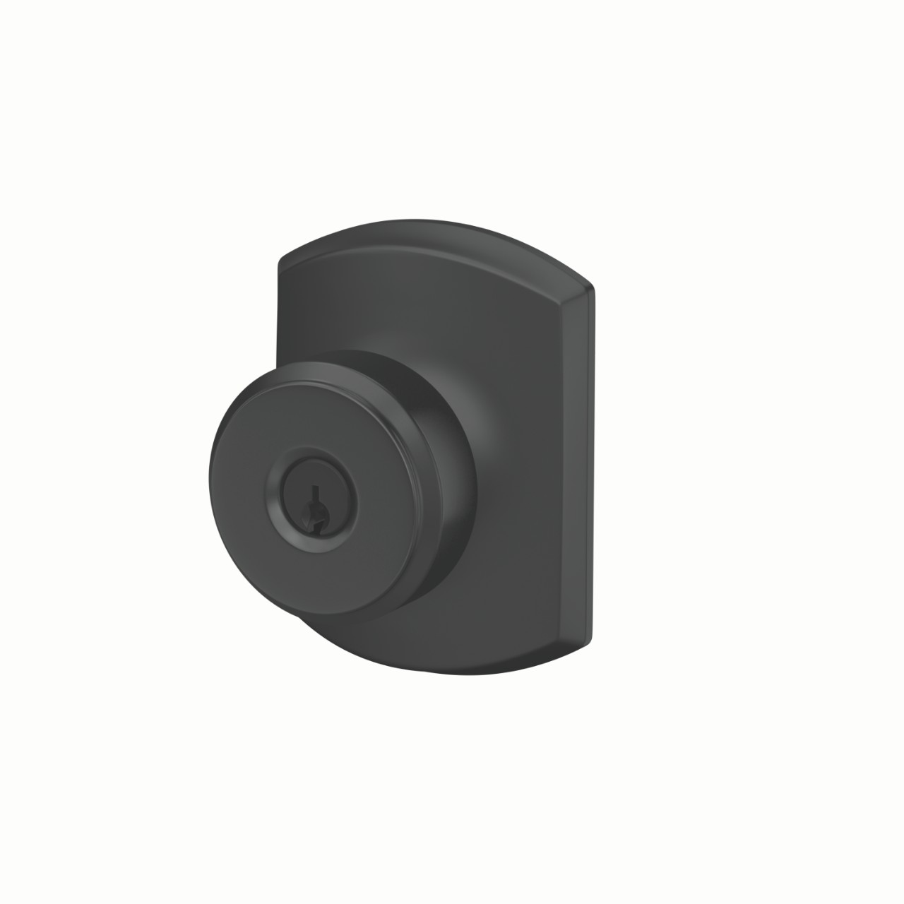 Bowery Knob Keyed Entry Lock with Greenwich Trim