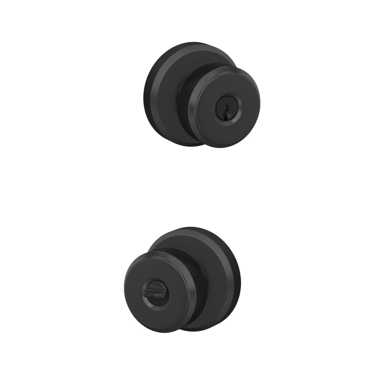 Bowery Knob Keyed Entry Lock with Greyson Trim