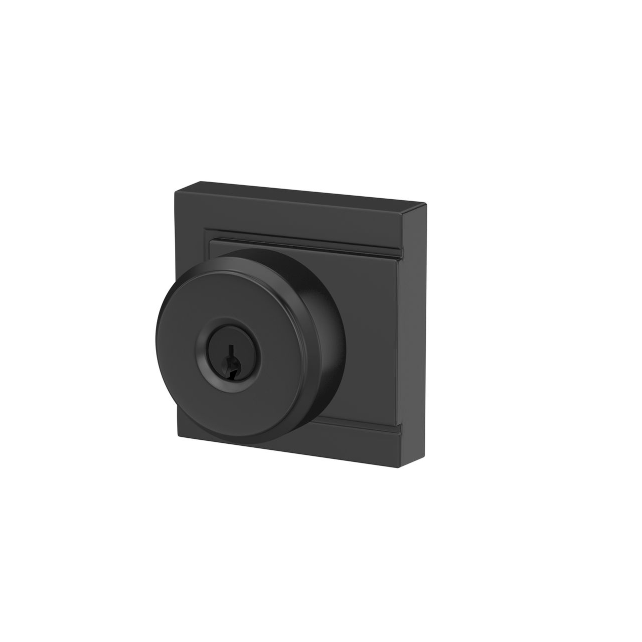 Bowery Knob Keyed Entry Lock with Upland Trim