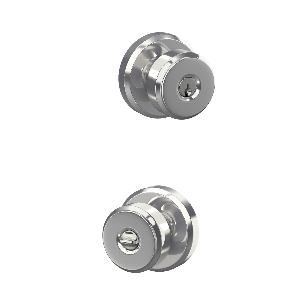 Bowery Knob Keyed Entry Lock with Greyson Trim