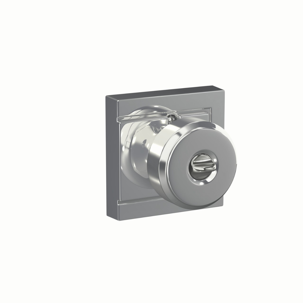 Bowery Knob Keyed Entry Lock with Upland Trim