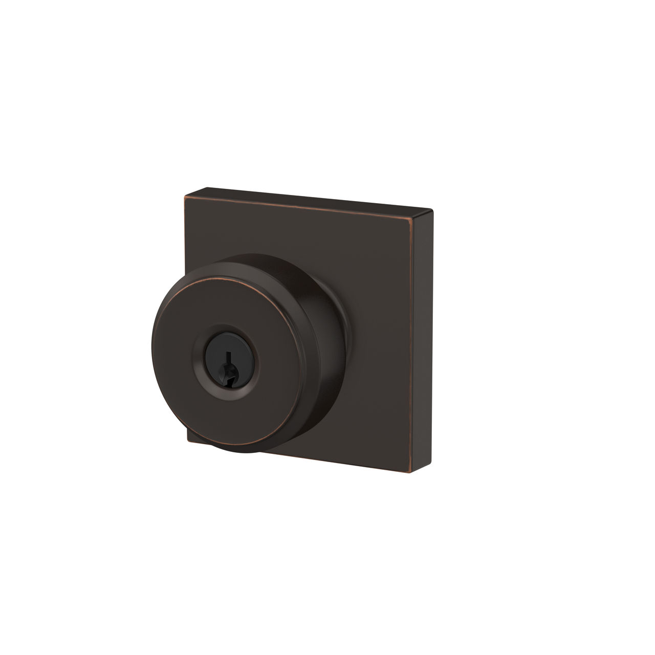 Bowery Knob Keyed Entry lock with Collins Trim