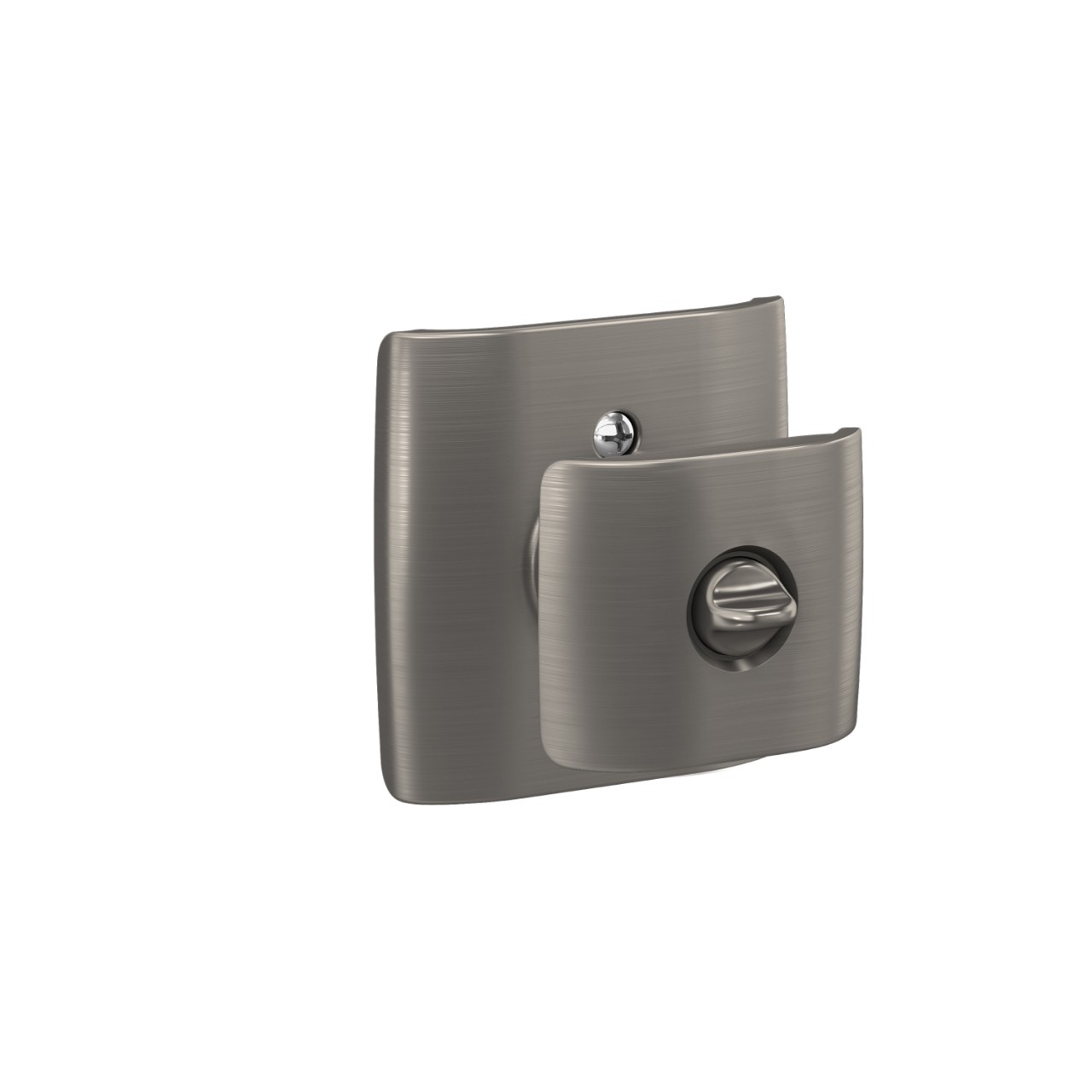 Ganton Knob with Dalton Trim Keyed Entry Lock
