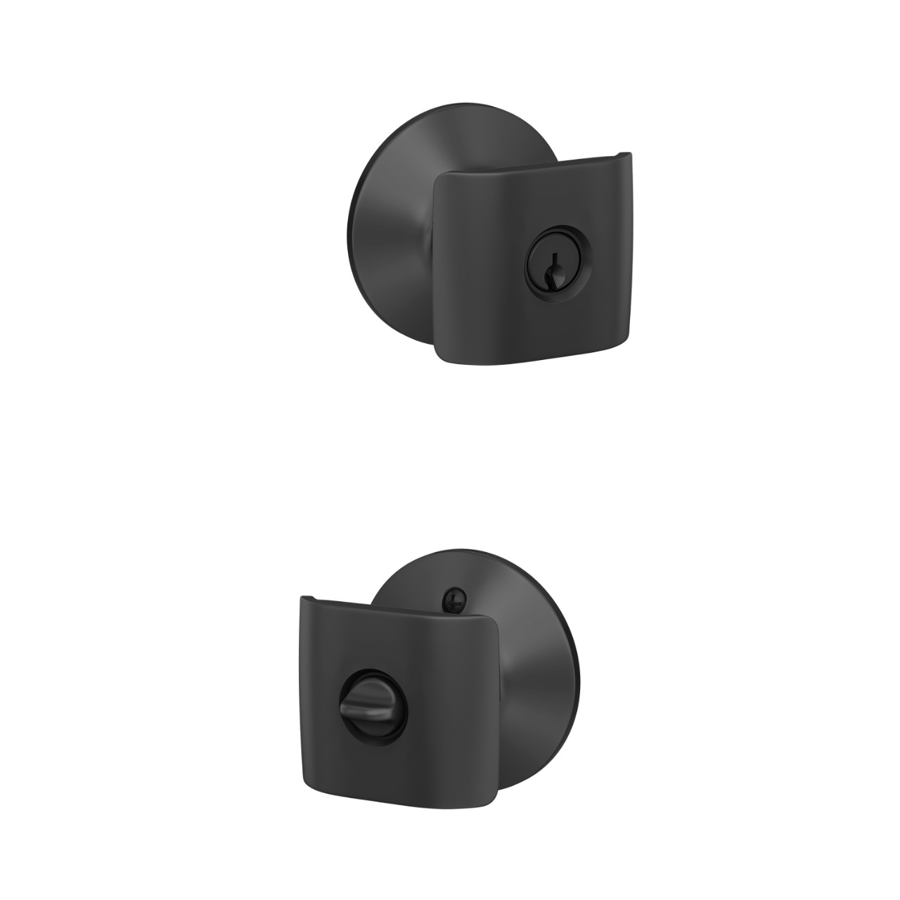 Ganton Knob with Plymouth Trim Keyed Entry Lock
