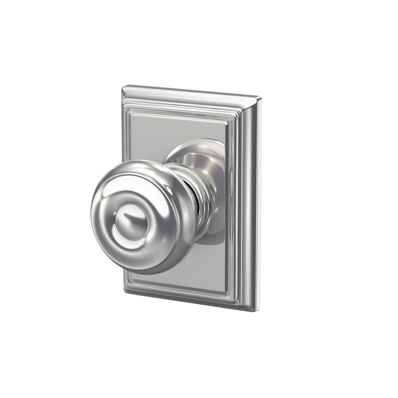 Georgian Knob Hall & Closet Lock with Addison Trim