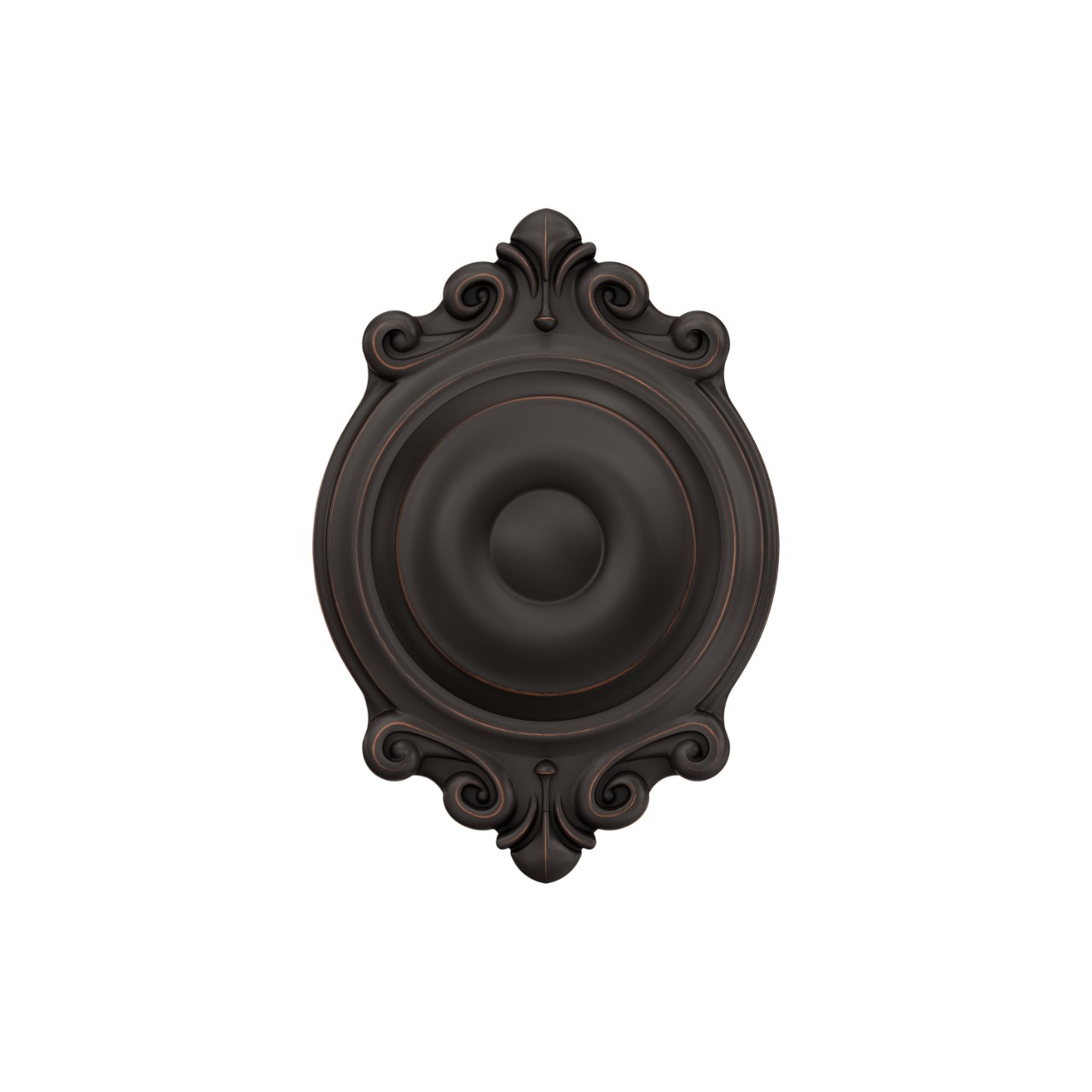 Georgian Knob Hall & Closet Lock with Brookshire Trim
