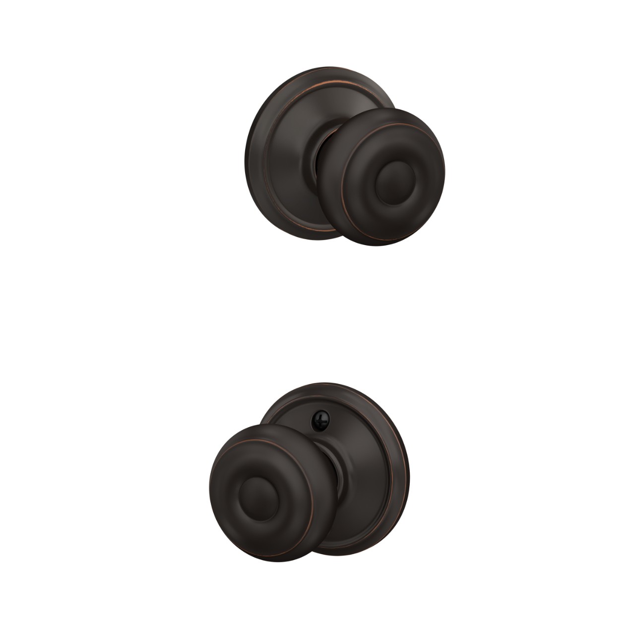 Georgian Knob Hall & Closet Lock