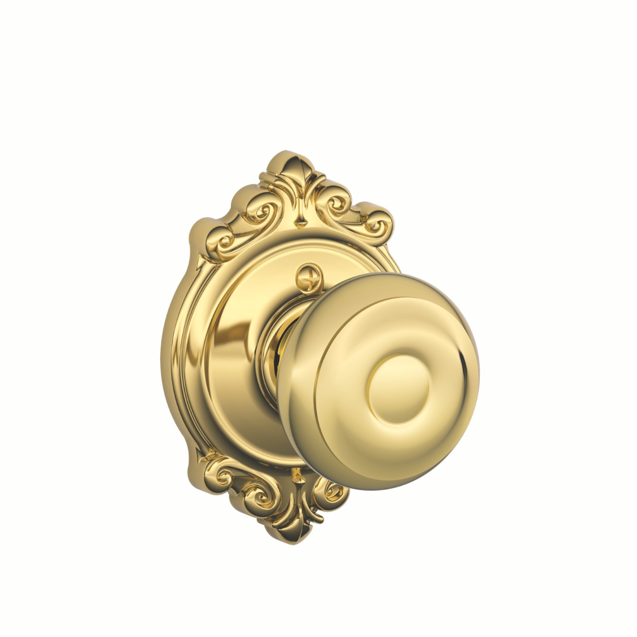 Georgian Non-Turning (Dummy) Door Knob with Brookshire Trim