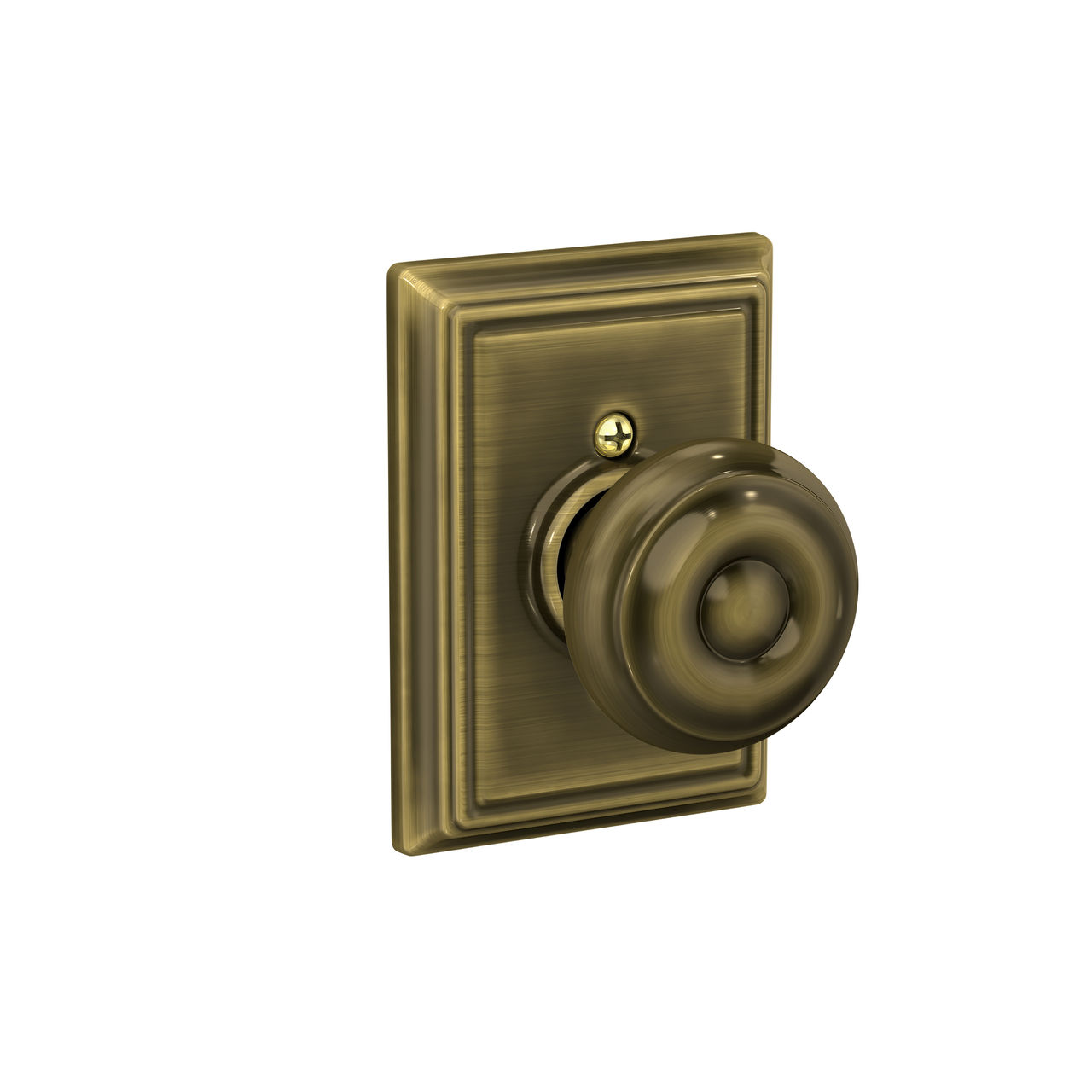 Georgian Non-Turning (Dummy) Door Knob with Addison Trim