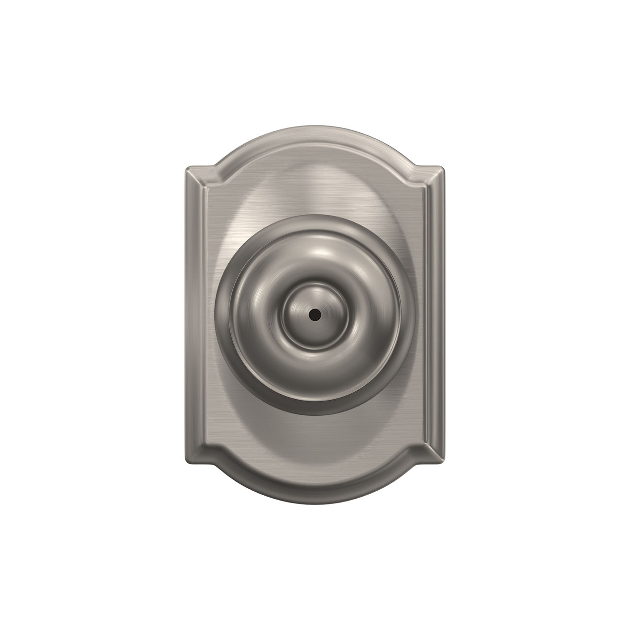 Georgian Knob Bed & Bath Lock with Camelot Trim
