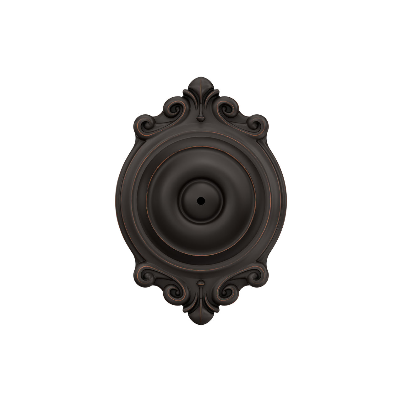 Georgian Knob Bed & Bath Lock with Brookshire Trim