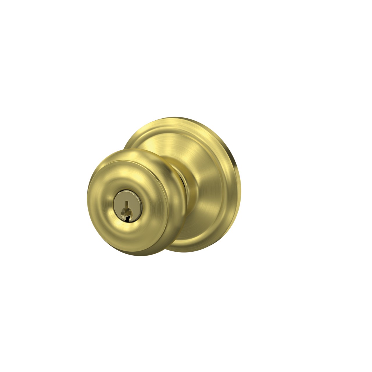 Georgian Knob Keyed Entry Lock