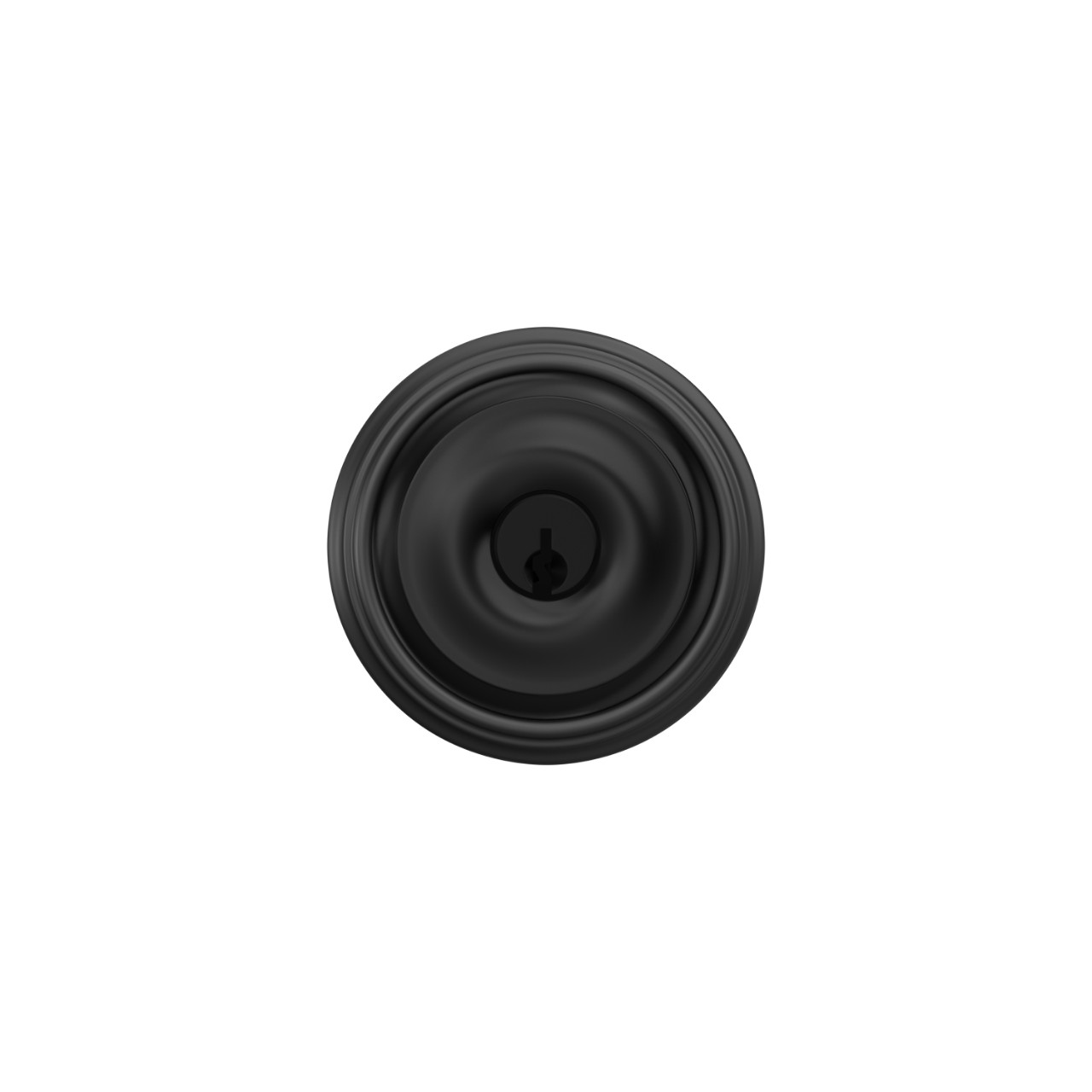 Georgian Knob Keyed Entry Lock with Indy Trim