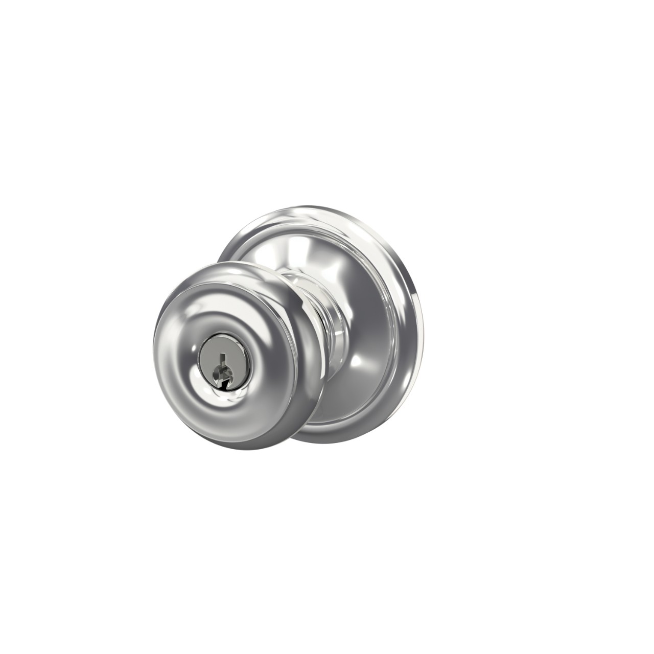 Georgian Knob Keyed Entry Lock