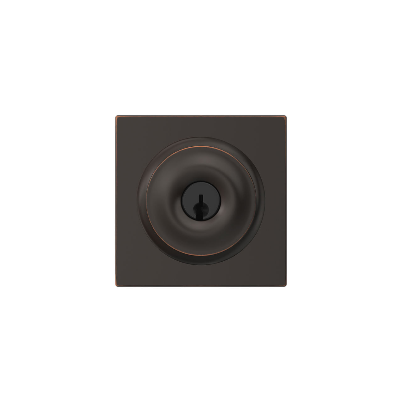 Georgian Knob Keyed Entry Lock with Collins Trim