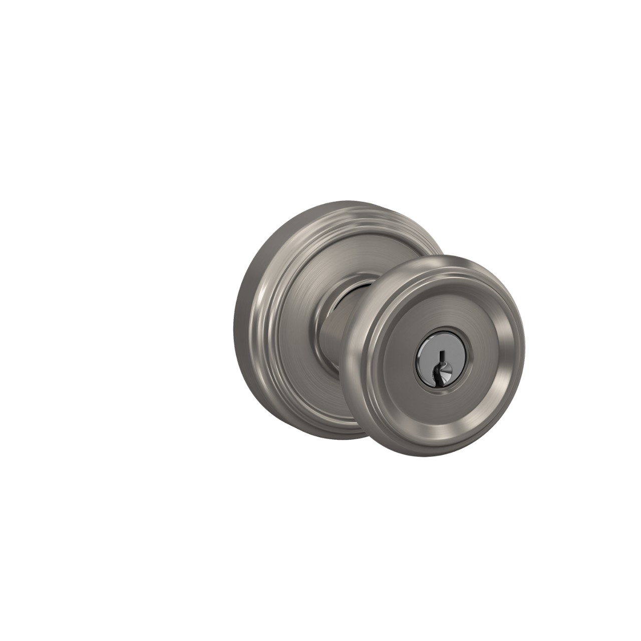 Offerman Knob Keyed Entry Lock with Indy Trim