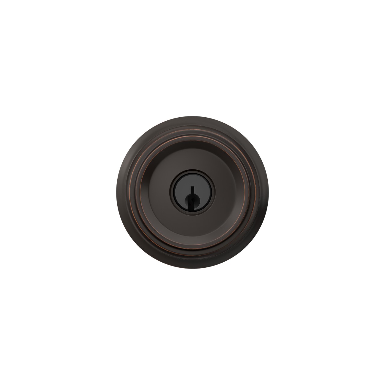 Offerman Knob with Georgian Trim Keyed Entry Lock