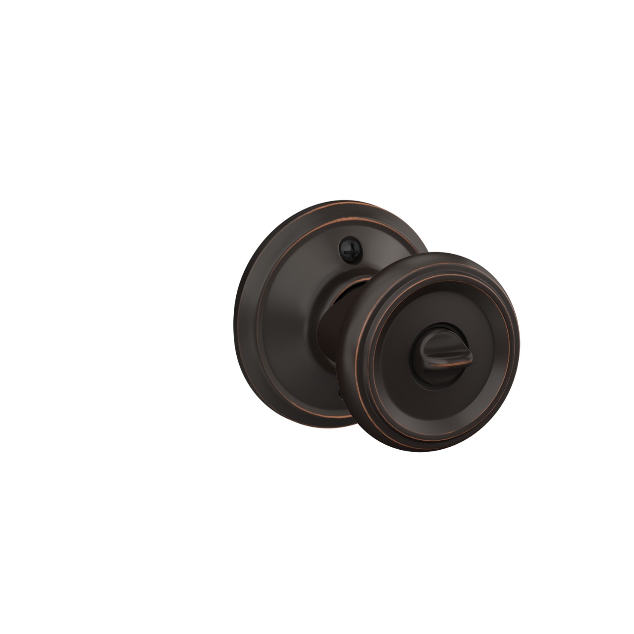 Offerman Knob with Georgian Trim Keyed Entry Lock