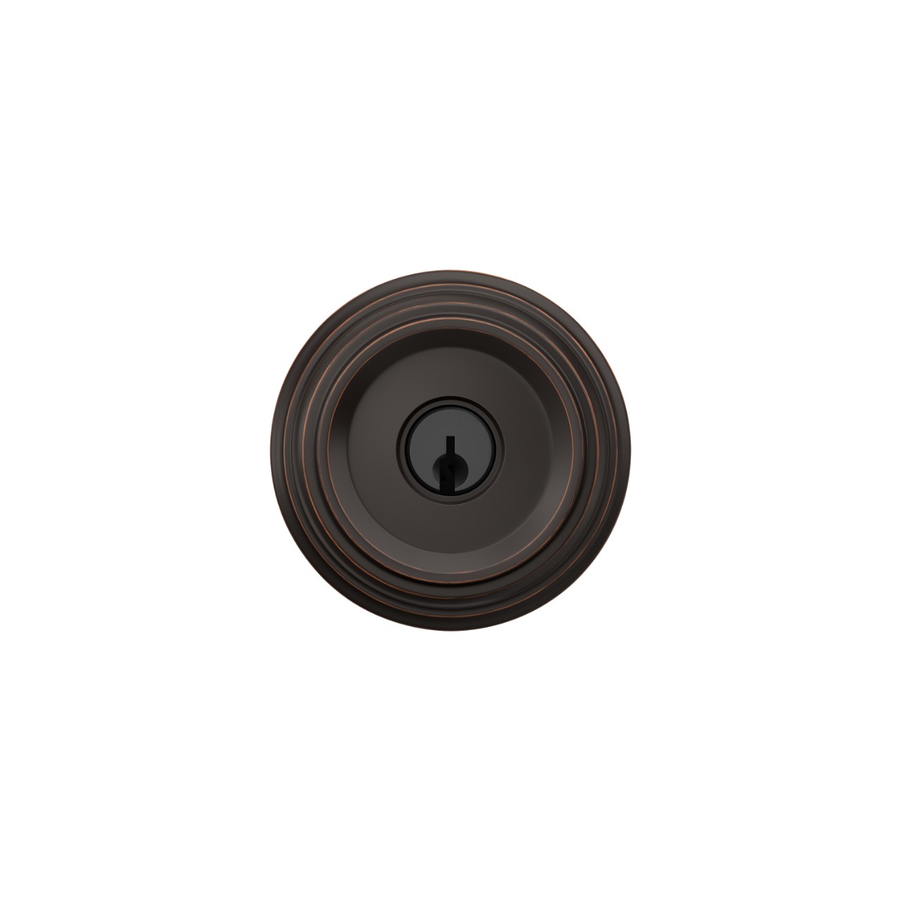 Offerman Knob Keyed Entry Lock with Indy Trim