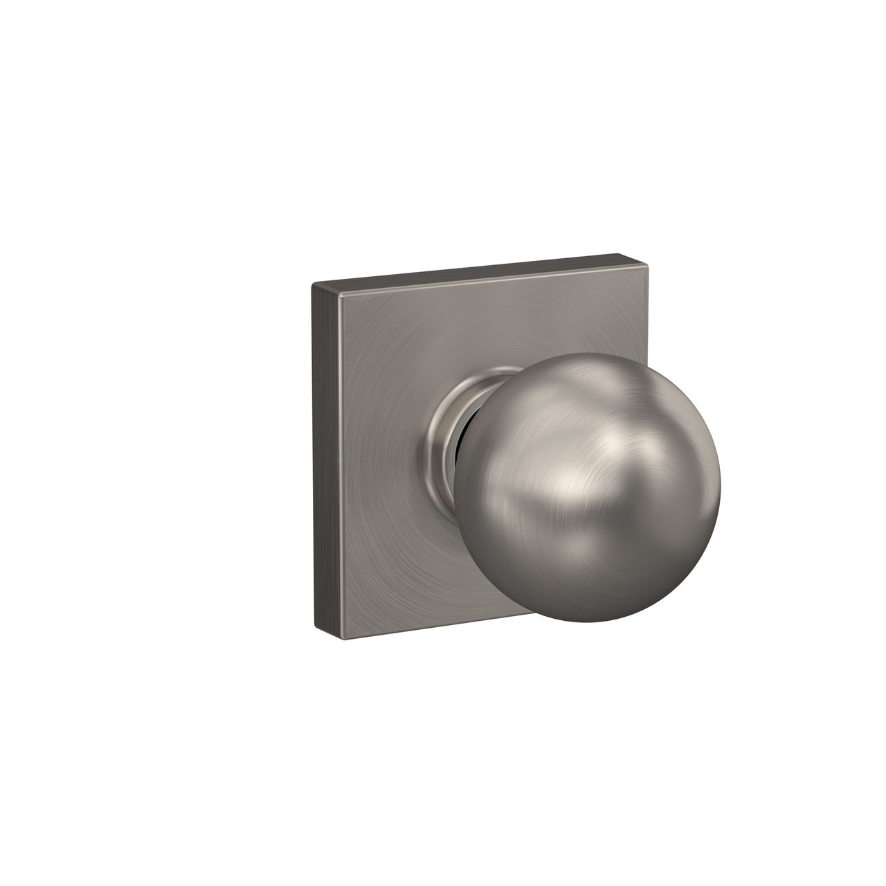 Orbit Knob Hall & Closet Lock with Collins Trim