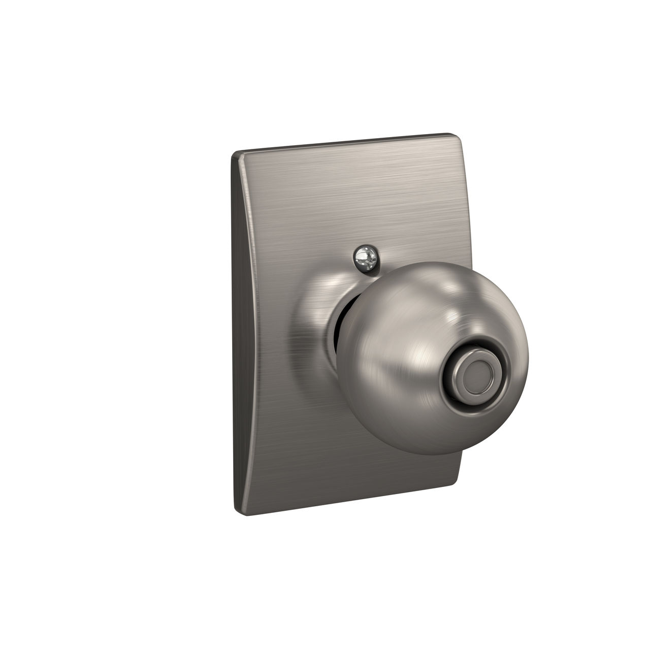 Orbit Knob Bed & Bath Lock with Century Trim