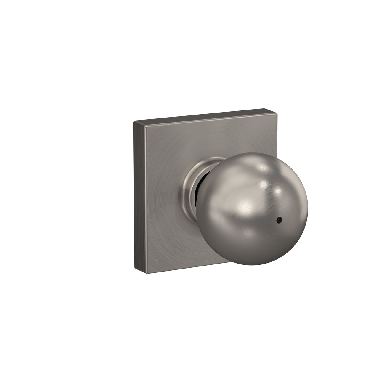 Orbit Knob Bed & Bath Lock with Collins Trim